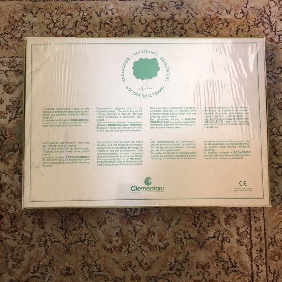 Vintage 83 CLEMENTONI Mosaico #31076 Puzzle 1000 Piece Stream Foilage SEALED NEW - Picture 4 of 16